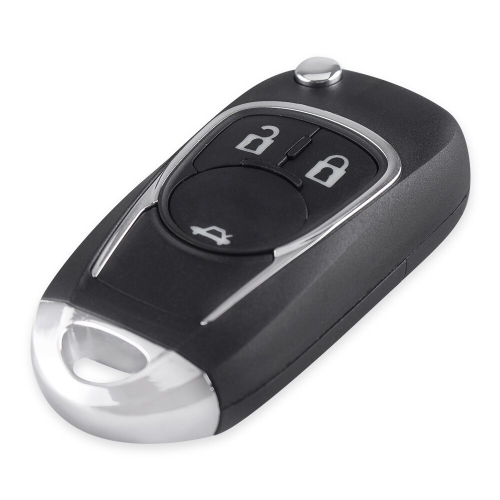 Flip Remote Car Key Shell Modified For Chevrolet Cruze Epica Lova Camaro Impala 3 Buttons HU100 Blade Fob Replacement