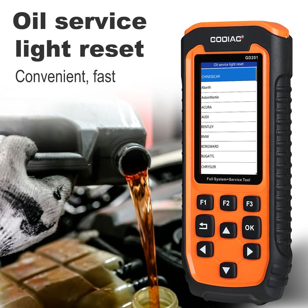 GODIAG GD201 Professional OBDII All-makes Full System Diagnostic Tool with 29 Service Reset Functions  OBD Auto Scan Diagnostic Tool