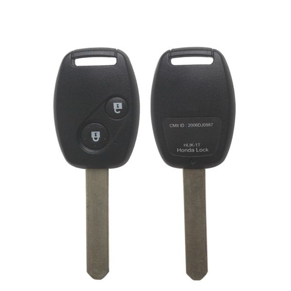 2005-2007 Remote Key 2 Button And Chip for Honda Fit  Accord and Civic Odyssey