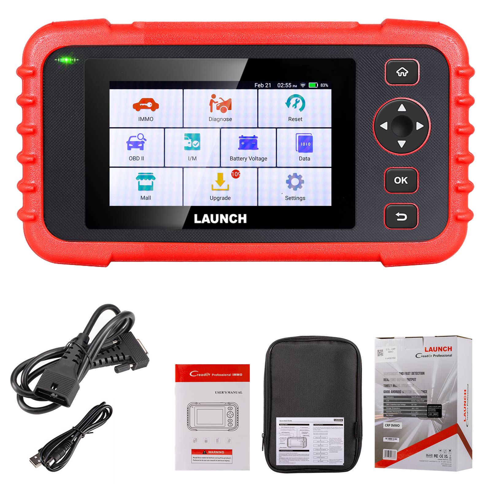 LAUNCH CRP IMMO Creader Professional IMMO Diagnostic Scanner OBD IMMO Matching Automatically Identify VIN Code Wi-Fi Update