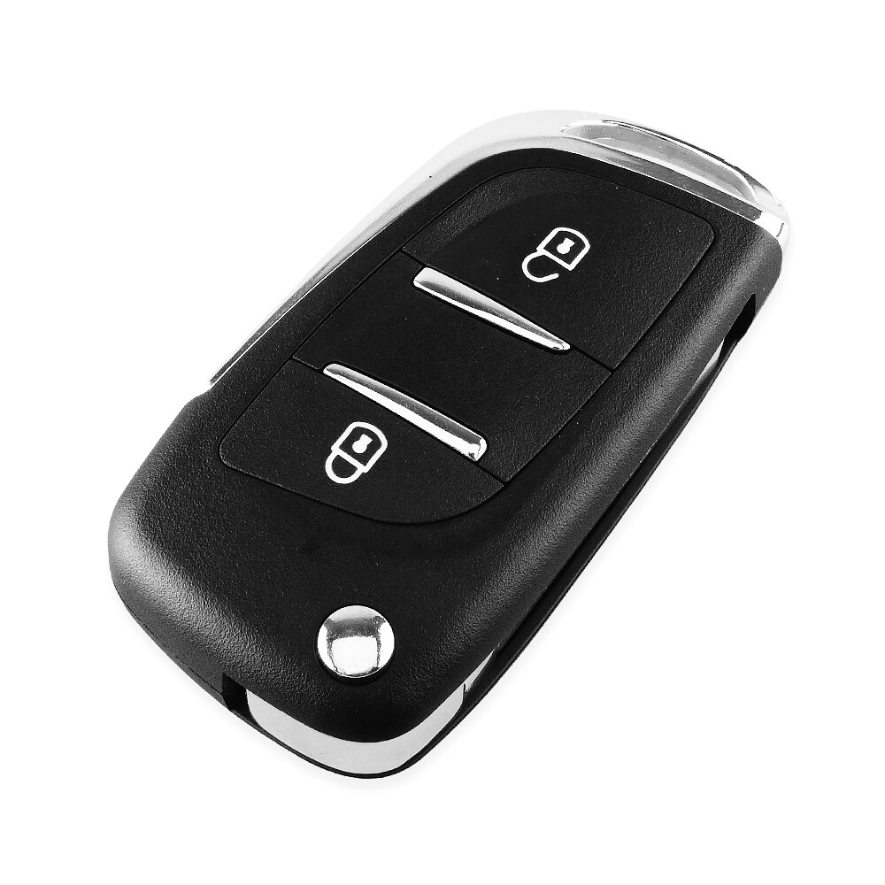 Modified Flip Car Key Shell For Citroen C2 C3 C5 C6 C8 For Peugeot 307 408 308 Remote Fob Case 2 Button CE0536 HU83 Blade