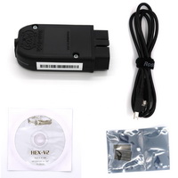 Real HEX-V2 HEX V2 Dual K & CAN USB VAG Car Diagnostic interface English Version