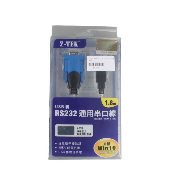 High Quality Z-TEK USB1.1 to RS232 Convert Connector (Can Work with Honda HDS HIM)