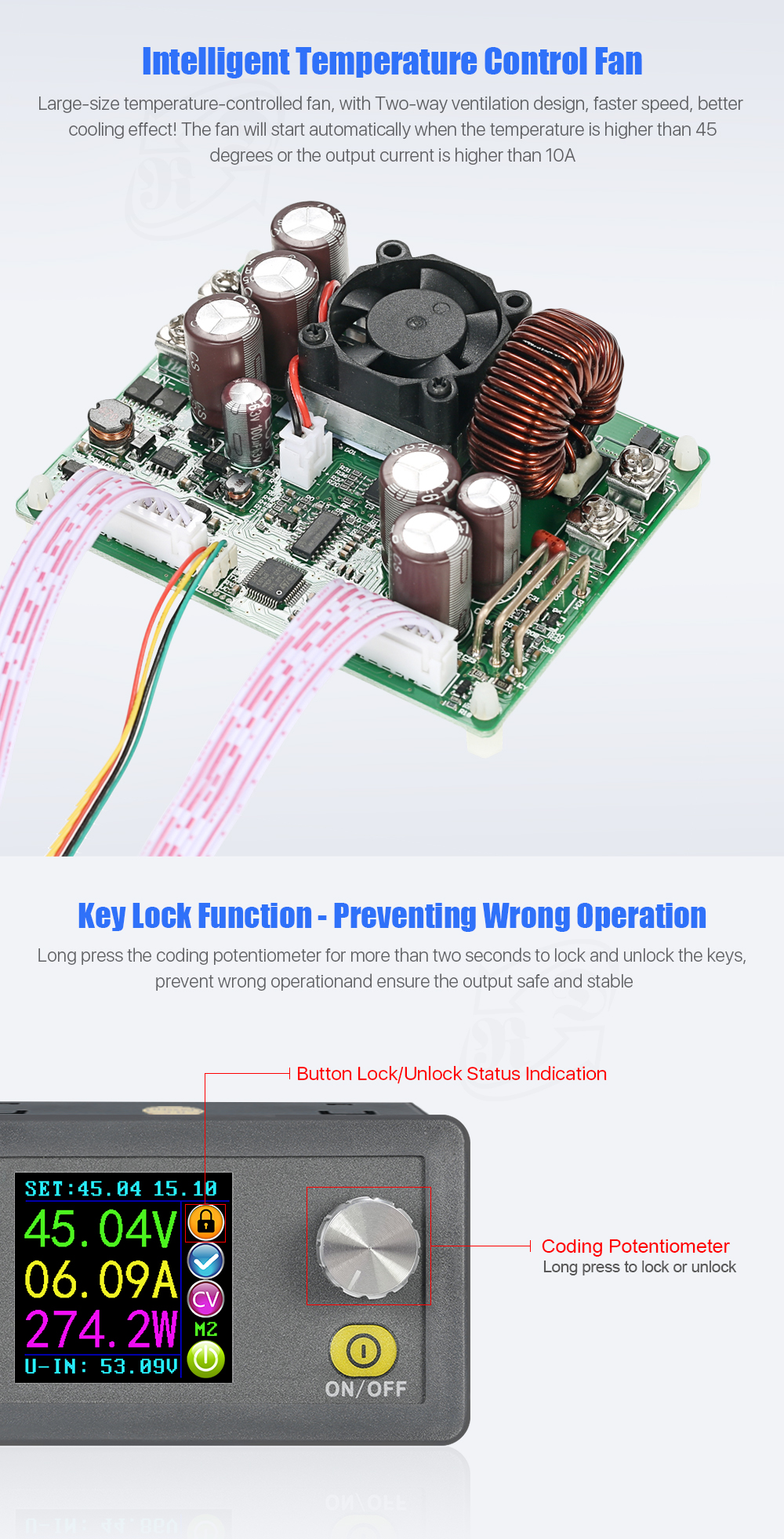 DPS5020 Constant Voltage current DC DC Step-down communi