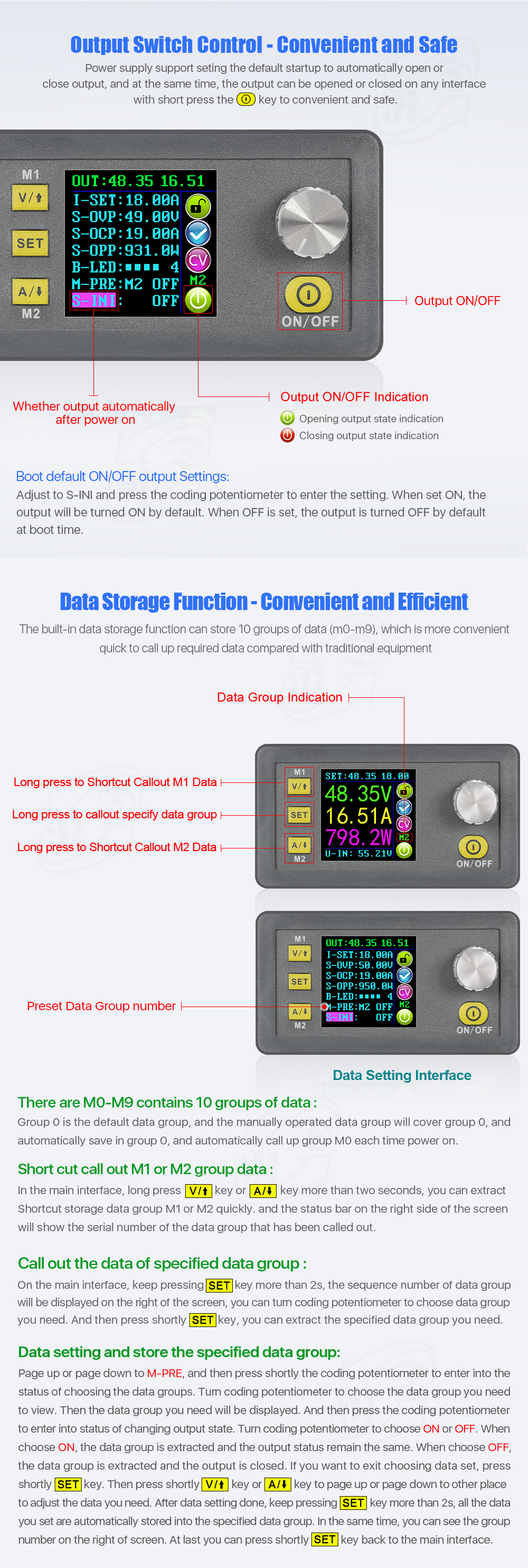 DPS5020 Constant Voltage current DC DC Step-down communi