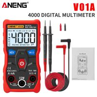 V01A  Digital Professional Multimeter Automatic True-RMS Intelligent NCV 4000 Counts AC/DC Voltage Current Ohm Test Tool