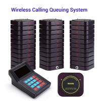 1-to-30 Restaurant Wireless Call Pager 999 Channel Calling Keypad Queuing Calling System Paging Calling System 100-240V