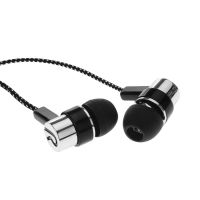 1.1M Reflective Fiber Cloth Line Noise Isolating Stereo In-ear Earphone Earbuds Headphones with 3.5 MM Jack Standard