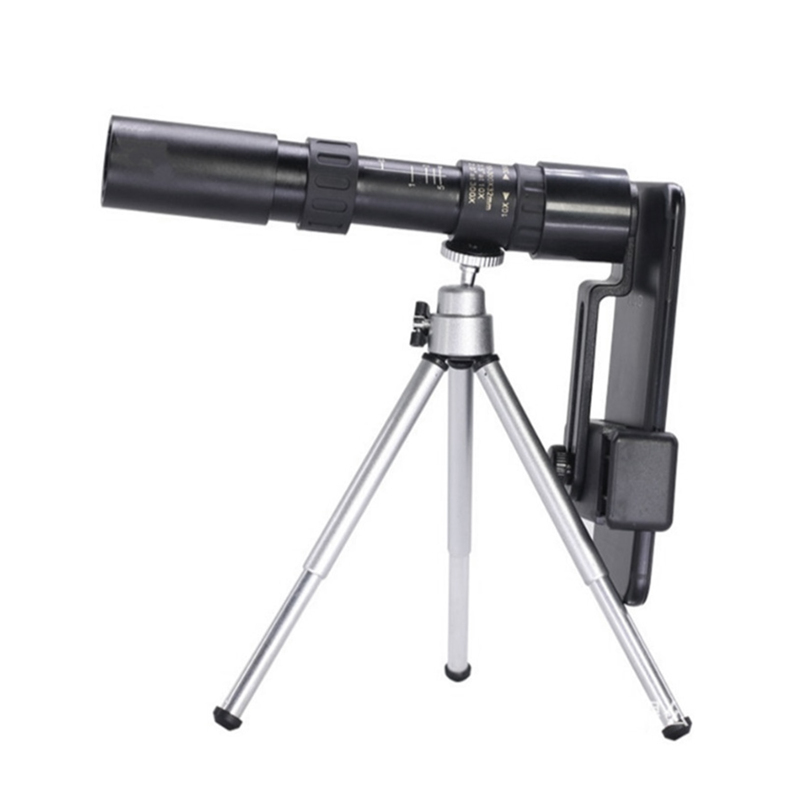 10-300x40 Powerful Monocular Telescope BQK4 Prism Travel Professional Outdoor Camping Bird Watching HD Zoom Kids Adults Metal
