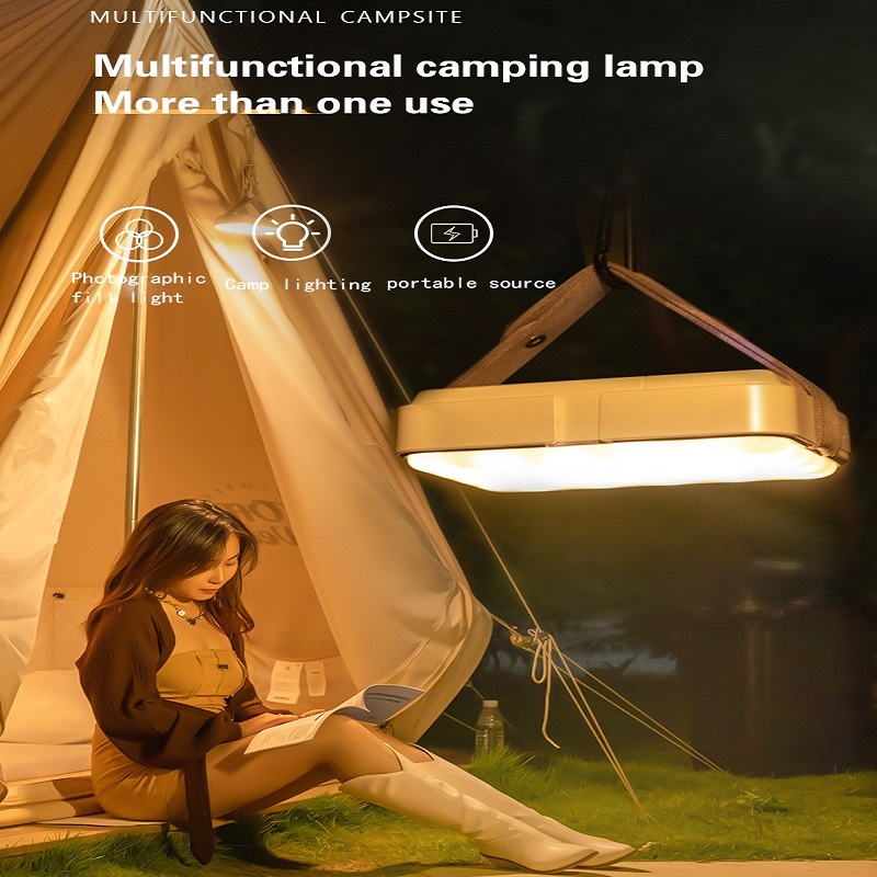 10000mAh LED Tent Light Fast Rechargeable Lantern Portable Emergency Night Market Light With 4 Modes Outdoor Camping Bulb