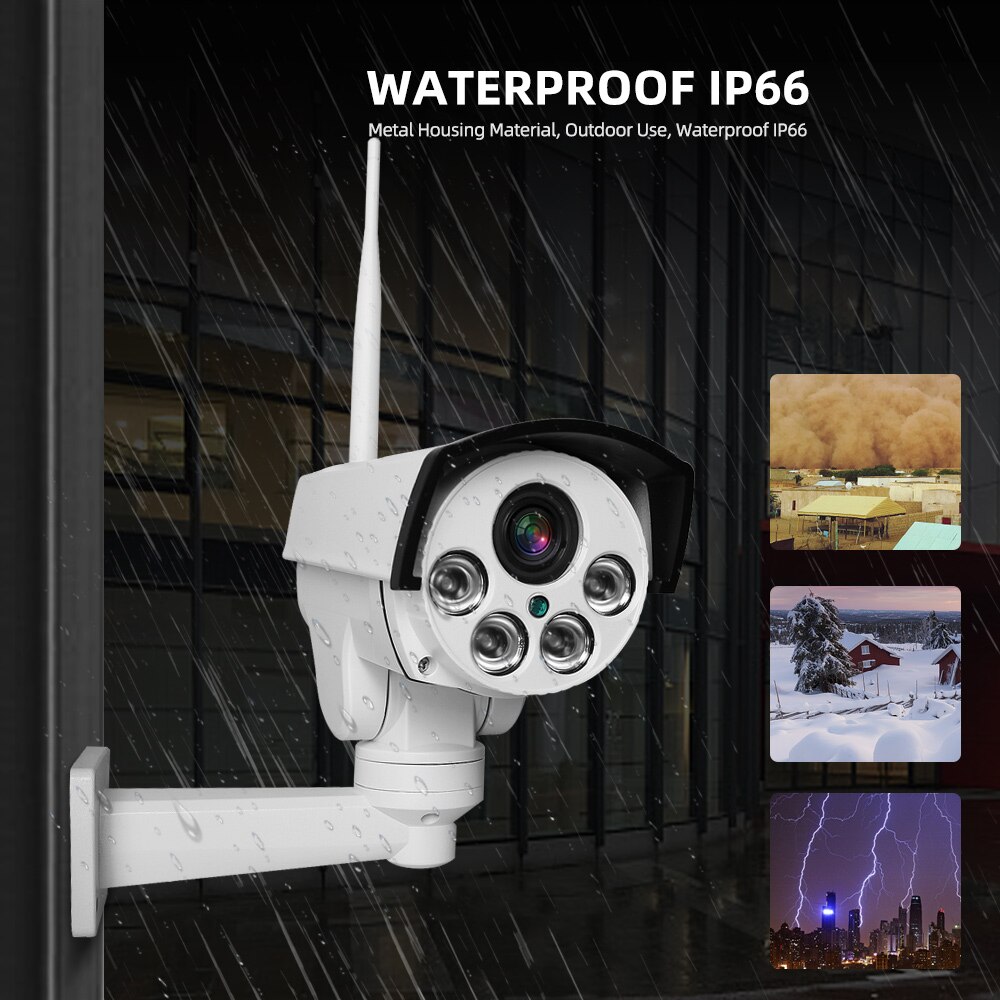 1080P 3G 4G PTZ Camera Outdoor SIM Card Bullet Wireless Camera 5X / 10X Zoom Lens P2P Security CCTV Surveillance Camera