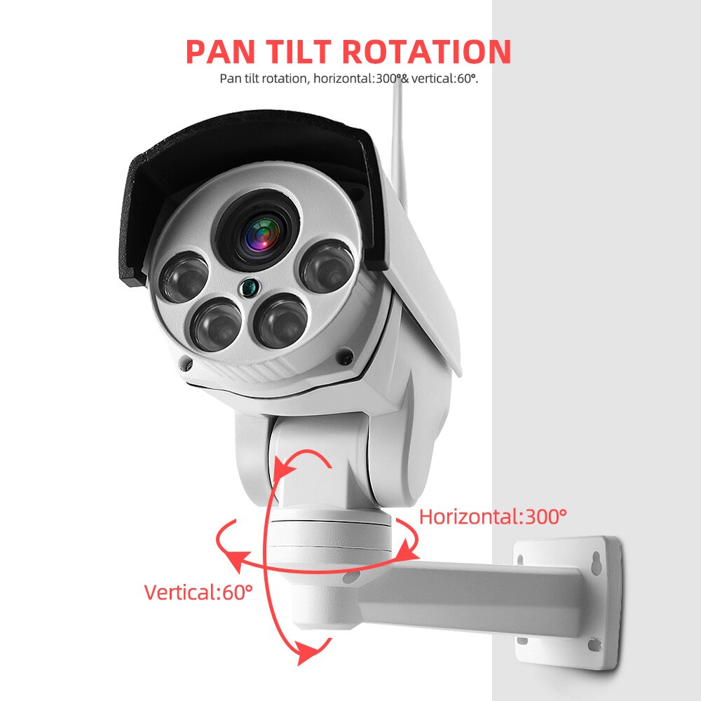 1080P 3G 4G PTZ Camera Outdoor SIM Card Bullet Wireless Camera 5X / 10X Zoom Lens P2P Security CCTV Surveillance Camera