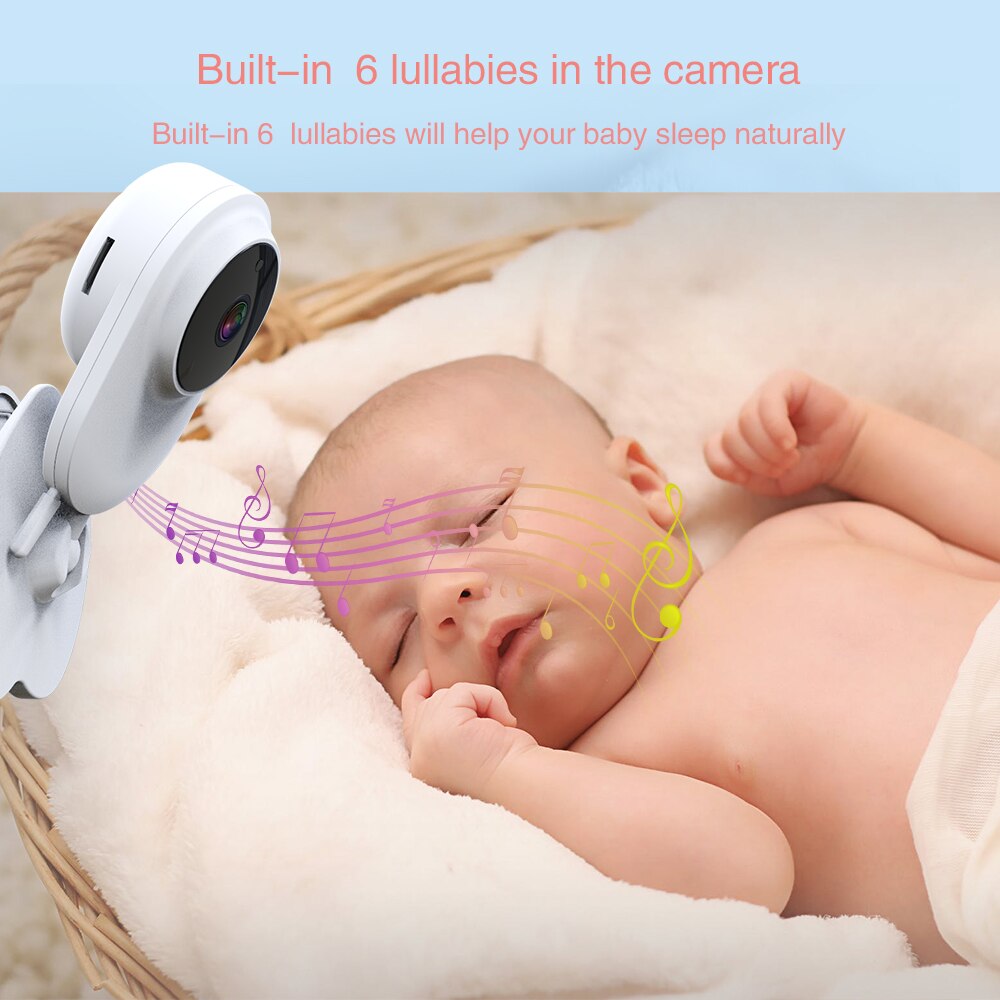 1080P Electronic Baby Monitor with Surveillance Camera Baby Nanny Camera Mini Babyphone Cameras 4.3''  Video Surveillance Camera