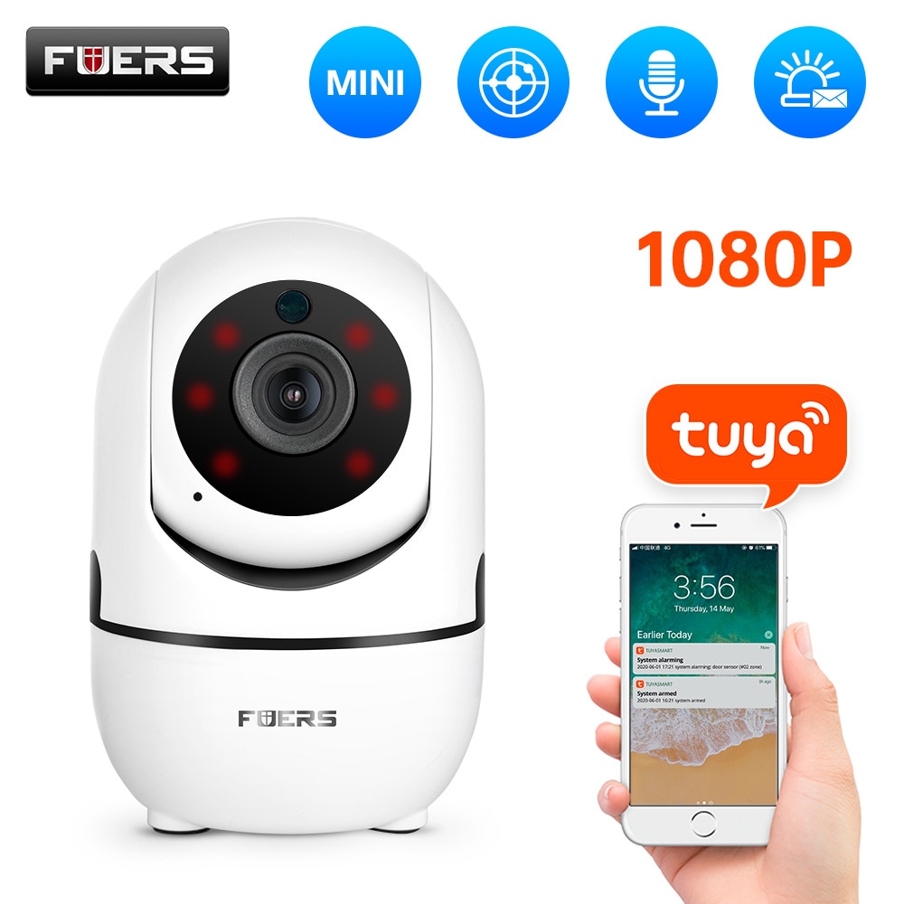 1080P IP Camera Tuya Smart Surveillance Camera Automatic Tracking Smart Home Security Indoor WiFi Wireless Baby Monitor