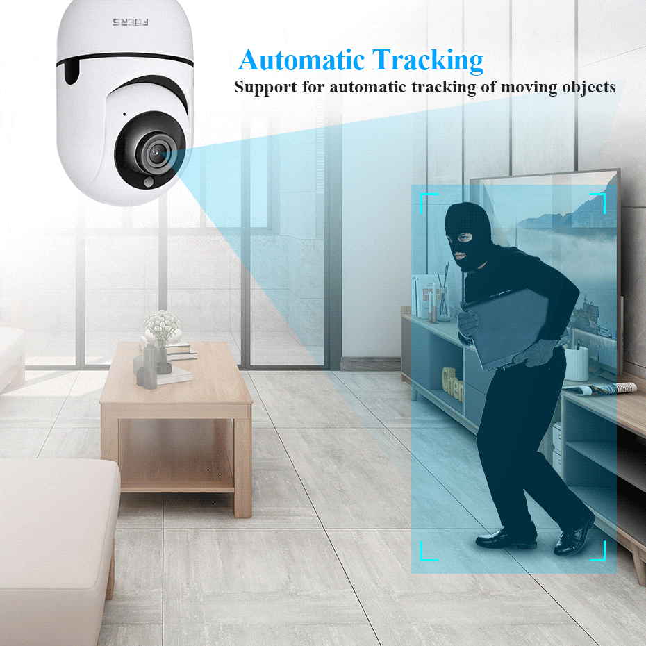 1080P IP Camera Tuya Smart Surveillance Camera Automatic Tracking Smart Home Security Indoor WiFi Wireless Baby Monitor