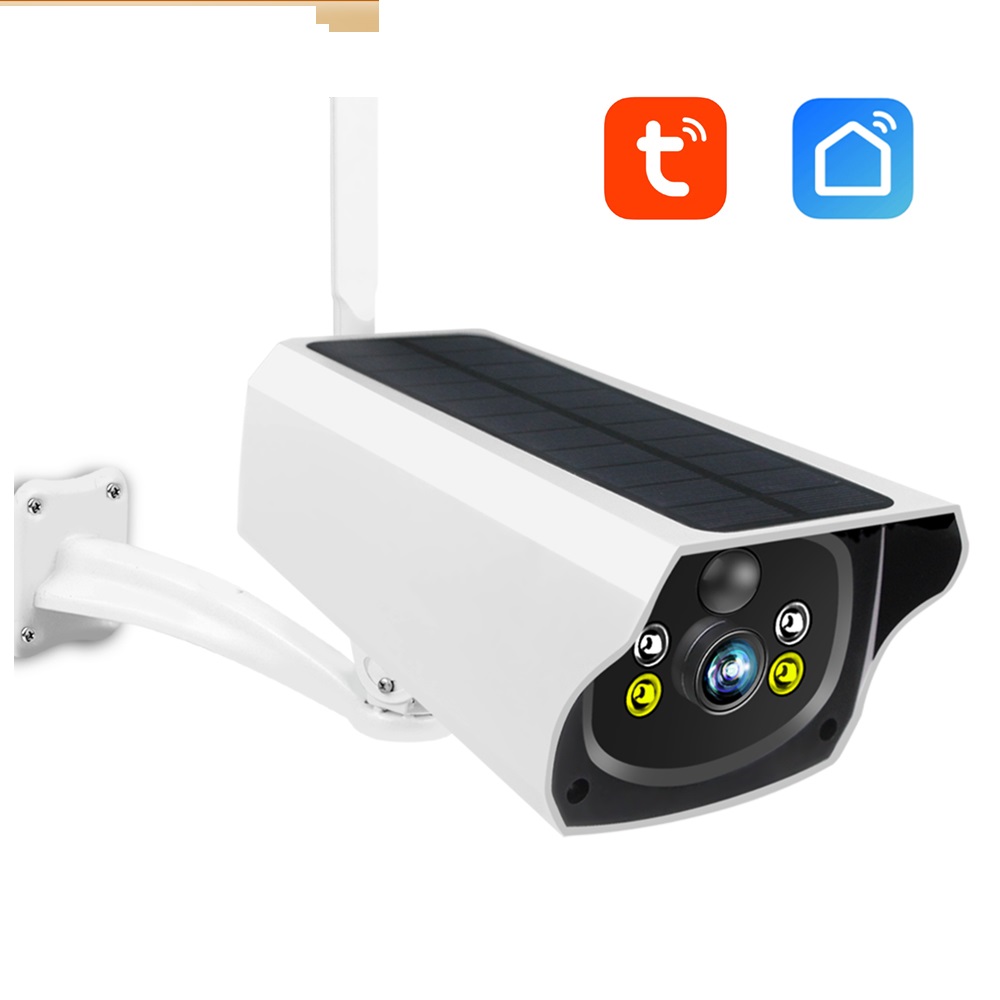 1080P Wireless Solar WiFi Camera Outdoor Charging Battery Security IP Camera PIR Human Motion Detection Bullet CCTV Surveillance