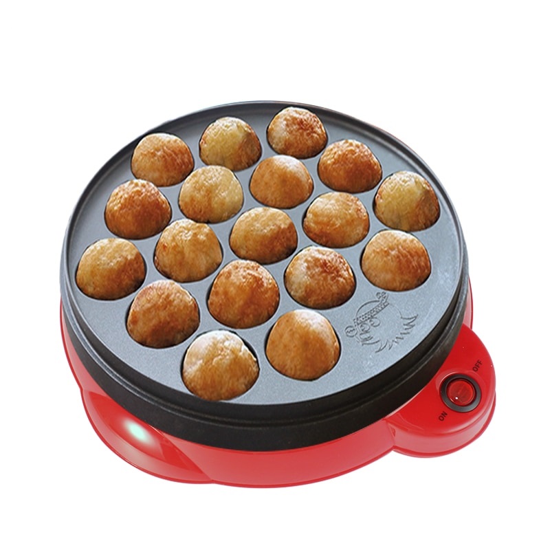 110V/220V Chibi Maruko Baking Machine Household Electric Takoyaki Maker Octopus Balls Grill Pan Professional Cooking Tools