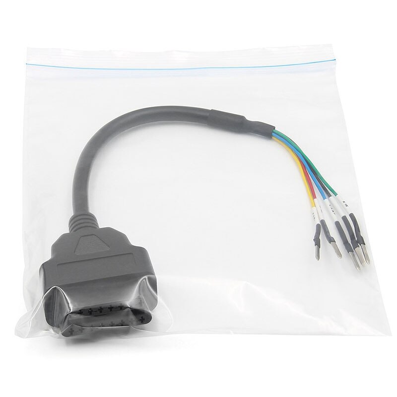 16 Pin OBD OBD2 Female K Line CAN Line Jumper Tester Connector Car Diagnostic Extension Cable Cord Pigtail
