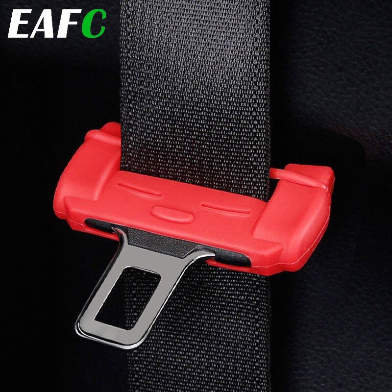 1pcs Car Safety Belt Buckle Silicon Protector Anti-Scratch Seat Belt Buckle Clip Interior Accessories for BMW VW Audi Toyota