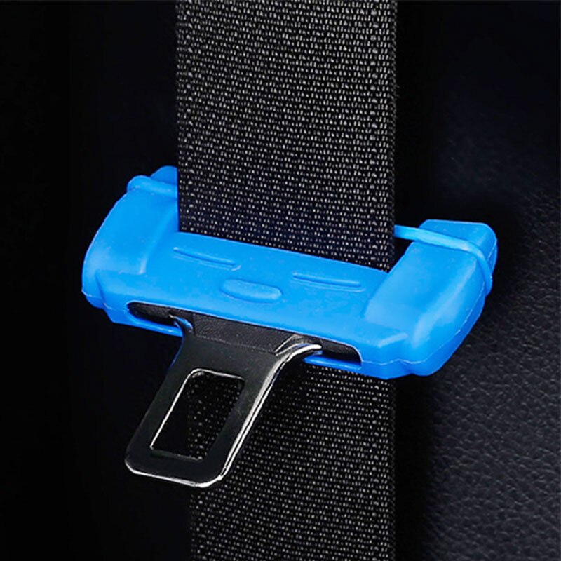 1pcs Car Safety Belt Buckle Silicon Protector Anti-Scratch Seat Belt Buckle Clip Interior Accessories for BMW VW Audi Toyota