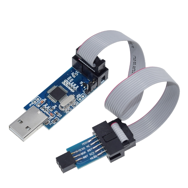 1PCS  USBASP USBISP AVR Programmer USB ISP USB ASP ATMEGA8 ATMEGA128 Support Win7 64 USB Programmer Downloader
