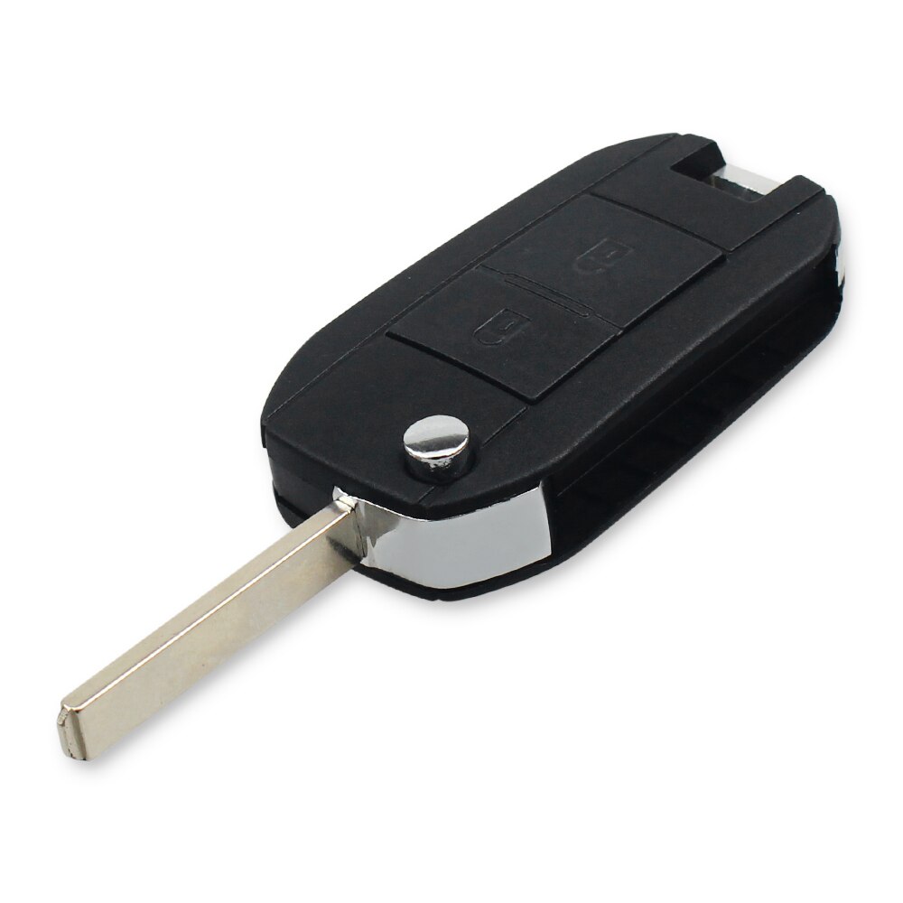 10pcs For Peugeot 307 107 207 407 For Citroen C2 C3 Xsara Remote 2 Button Modified Flip Folding Car Key Shell Blank Case