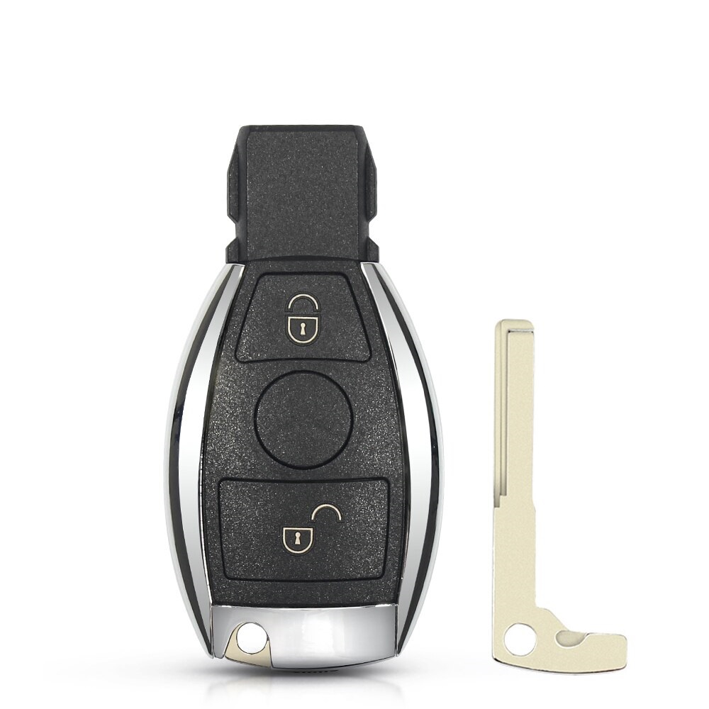 2 Buttons Fob Remote Smart Key Case For Mercedes BENZ ML SL SLK CLK W211 Keyless Entry Key Shell Replacement Blank Cover