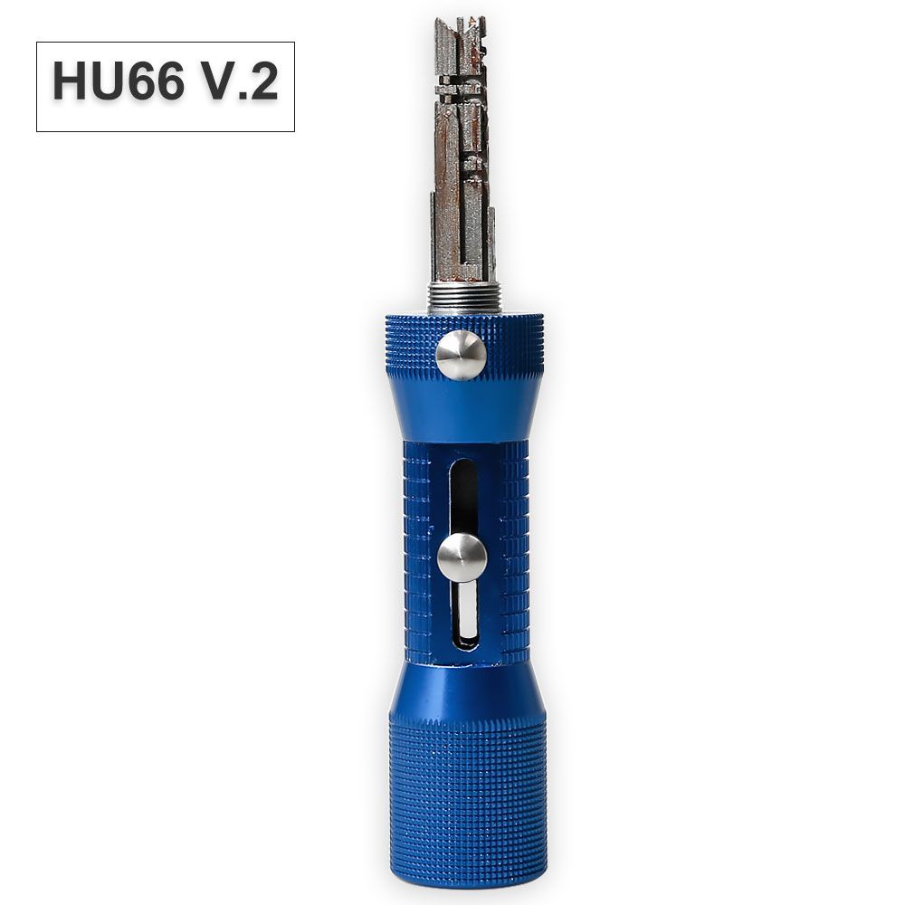2 in 1 HU66 V.2 Professional Locksmith Tool for Audi VW HU66 Lock Pick and Decoder Quick Open Tool