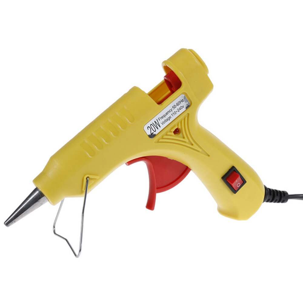 20W Electric Hot Melt Glue Gun Power Tools Multifunctional DIY Glue Gun Electric Heat Temperature Switch Tool with Glue Stick