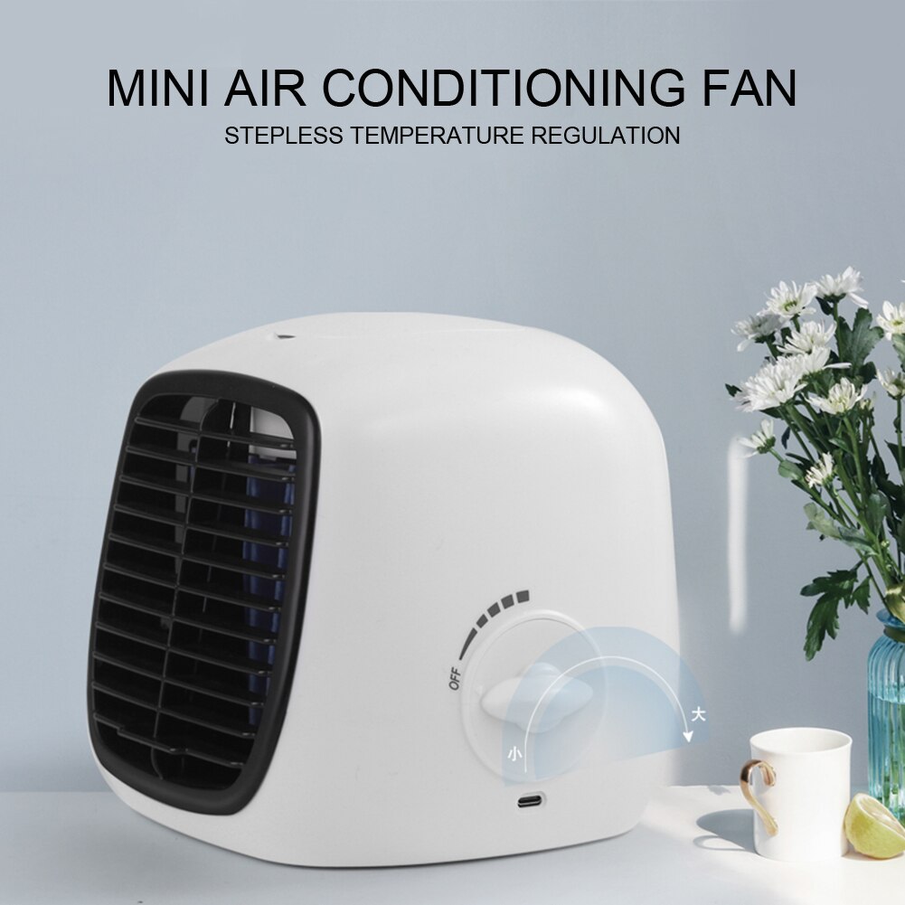 Newest 3 In 1 Mini Air Conditioner Water Cooling Fan Touch Screen Timing Artic Cooler Humidifier Bladeless Fan 2021