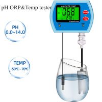 3 in 1 pH ORP&Temp tester Digital pH tester ORP meter temperature quality purity test measuring Aquarium instrument