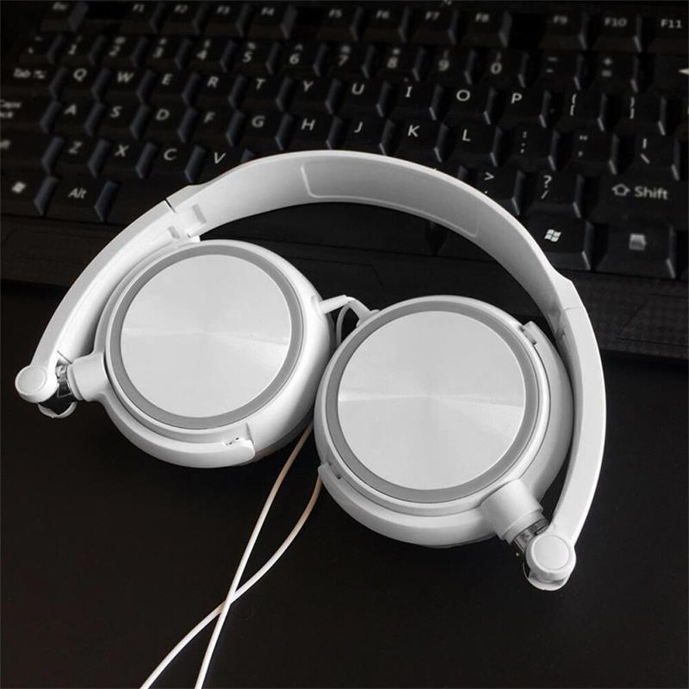 3.5mm Headset Professional Plug-and-Play Head-mounted Earphones for Computer and Mobile Phone Foldable Gaming Headset
