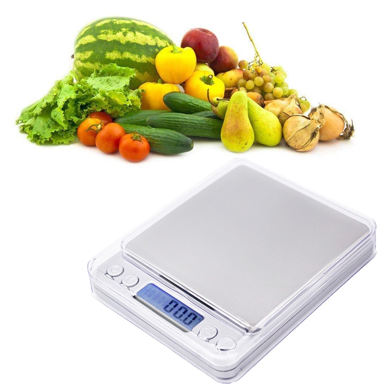 3000g x 0.1g Electronic Platform Scale LCD Display Mini  Digital Jewelry 3kg  Weighing Scale Weight   Scales Balance