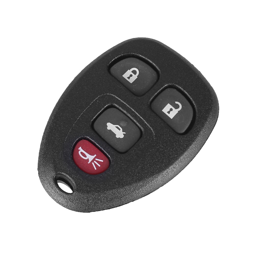 3+1 4 Button & Pad Remote Car Key Case Shell Fob For Chevrolet Buick GMC Saturn Outlook Allure Cobalt Grand Keyless Entry