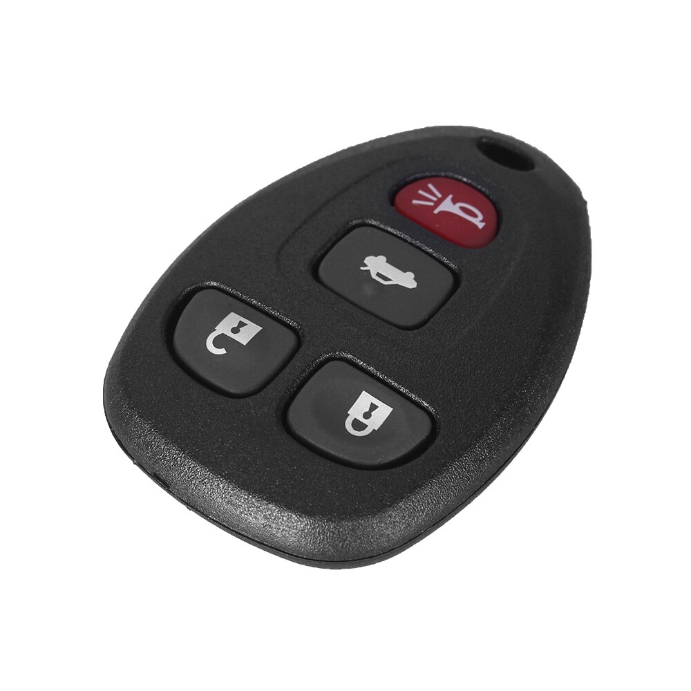 3+1 4 Button & Pad Remote Car Key Case Shell Fob For Chevrolet Buick GMC Saturn Outlook Allure Cobalt Grand Keyless Entry