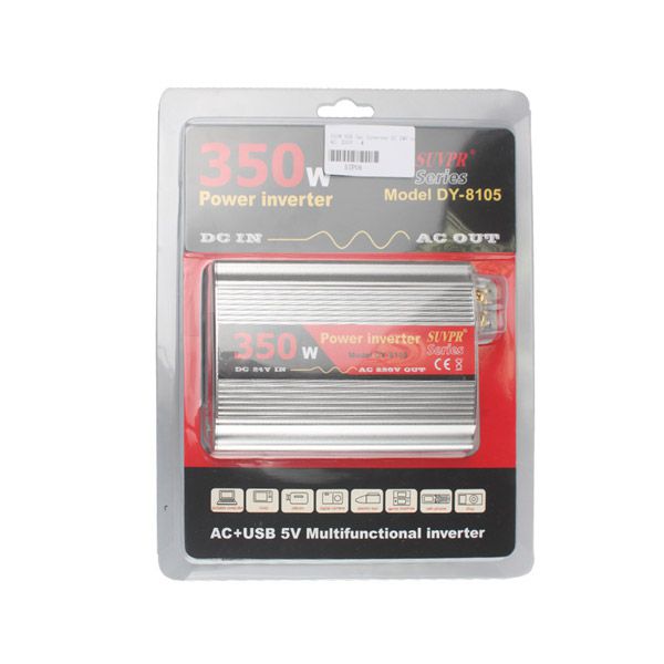 350W USB Car Inverter DC 24V to AC 220V