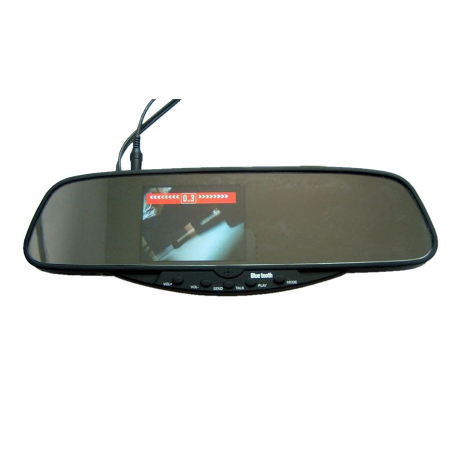 3.5 3.5"TFT Bluetoth Handsfree kits--Bluetooth Stereo Handsfree Rearview Mirror NEW