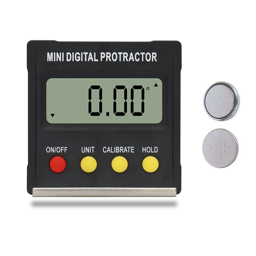 360 Degree Mini Magnetic Digital Inclinometer Level Box Gauge Angle Meter Finder Protractor Base Measuring Tools