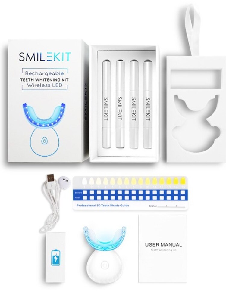 Automatic Sonic Electric Toothbrush USB Rechargeable 360 Degree Silicone Teeth Cleaner Blue Light Whitening Tooth