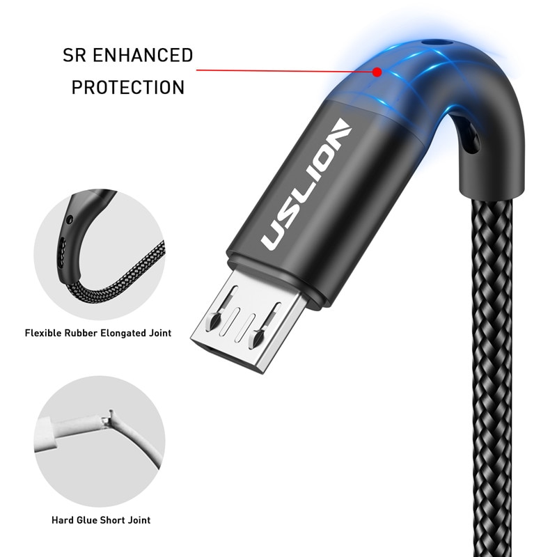 3A Micro USB Cable Fast Charge USB Data Cable Cord for Samsung S6 Xiaomi Redmi Note 4 Android Microusb Cable Mobile Phone