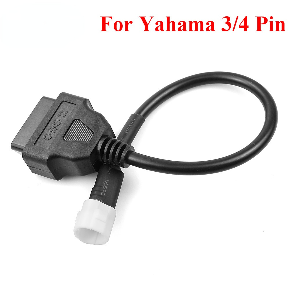 OBD2 Motorcycle Cable For YAMAHA 3pin 4pin to OBD 16pin OBD2 Extension cable