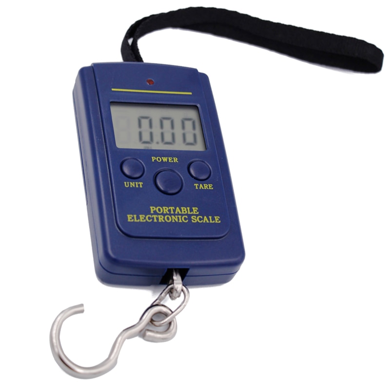 40kg / 10g digital 3 keys scale Electronic Portable Digital Weight  Fish Hook Luggage Hanging  40%off