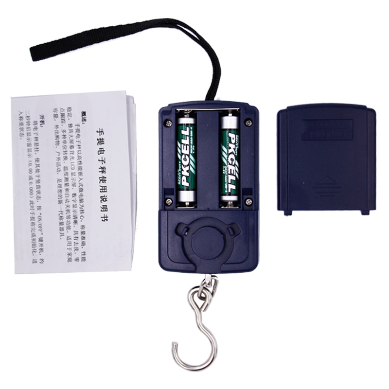 40kg / 10g digital 3 keys scale Electronic Portable Digital Weight  Fish Hook Luggage Hanging  40%off