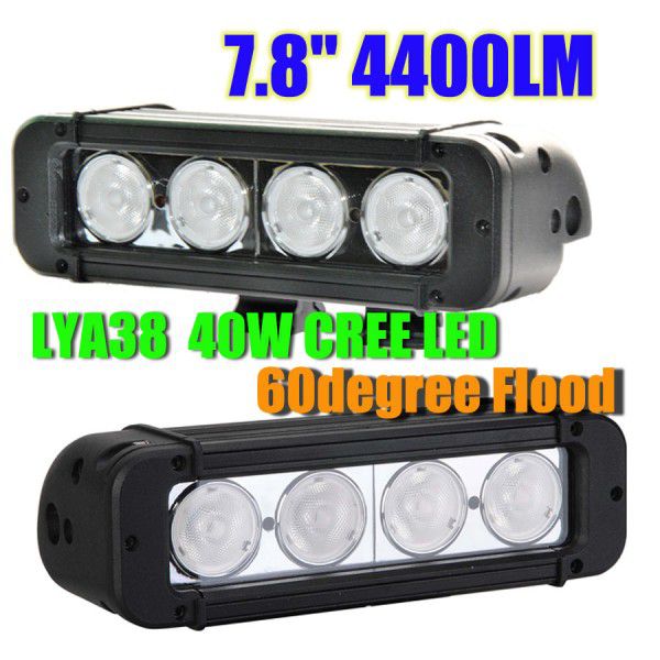 40W 60 Degree Flood Light/8 Degree Spot Light Off/Combo road light 4wd boad 12V 24V