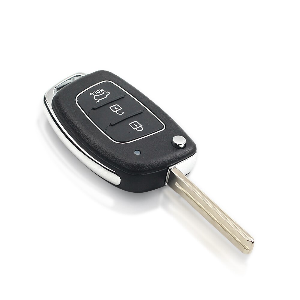 433MHz 3 Buttons Remote Car Control Key Flip For Hyundai New IX35 IX25 IX45 Elantra Santa Fe Sonata ID46 Chip TOY40 Blade