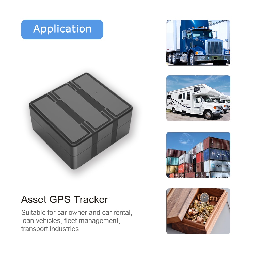 GT25 4G Asset GPS Tracker 4000mAH Low-Battery Alarm Electronic Fence Portable Device Car Accessories GPS Tracking Device