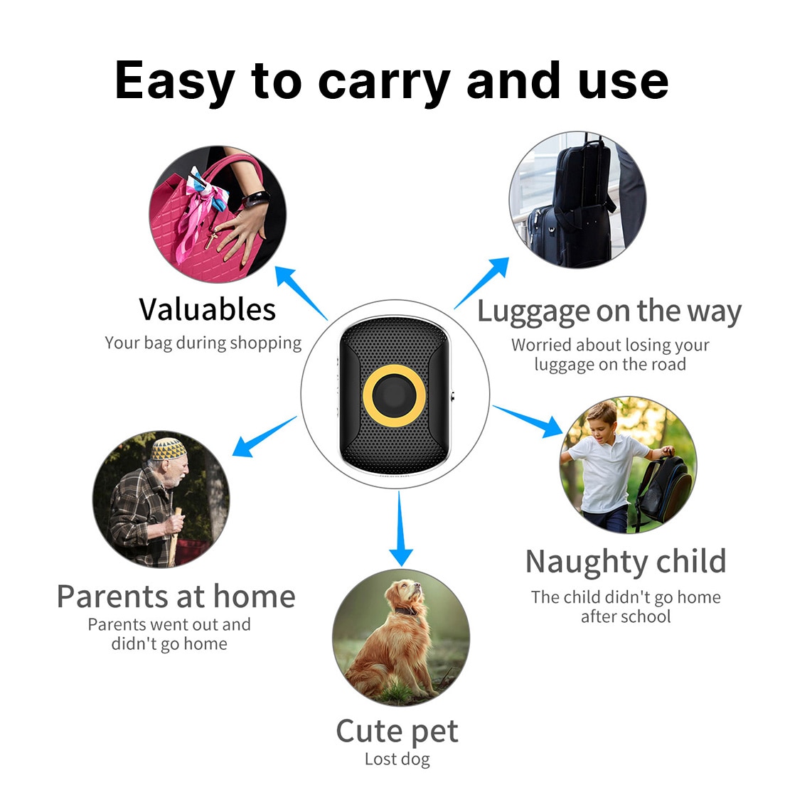 FA29 4G Waterproof Personal GPS Tracker Dog Tracking Collar Mini Cat Anti-Lost Alarm Locator Support Geo-Fence SOS Smart Kids Locator