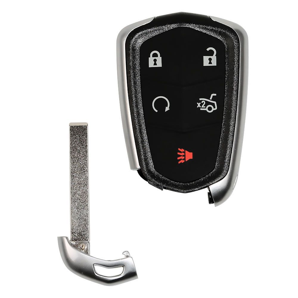 5 Button Smart key for Cadillac QN-RF629X 315MHZ/433MHZ FCC ID: HYQ2AB