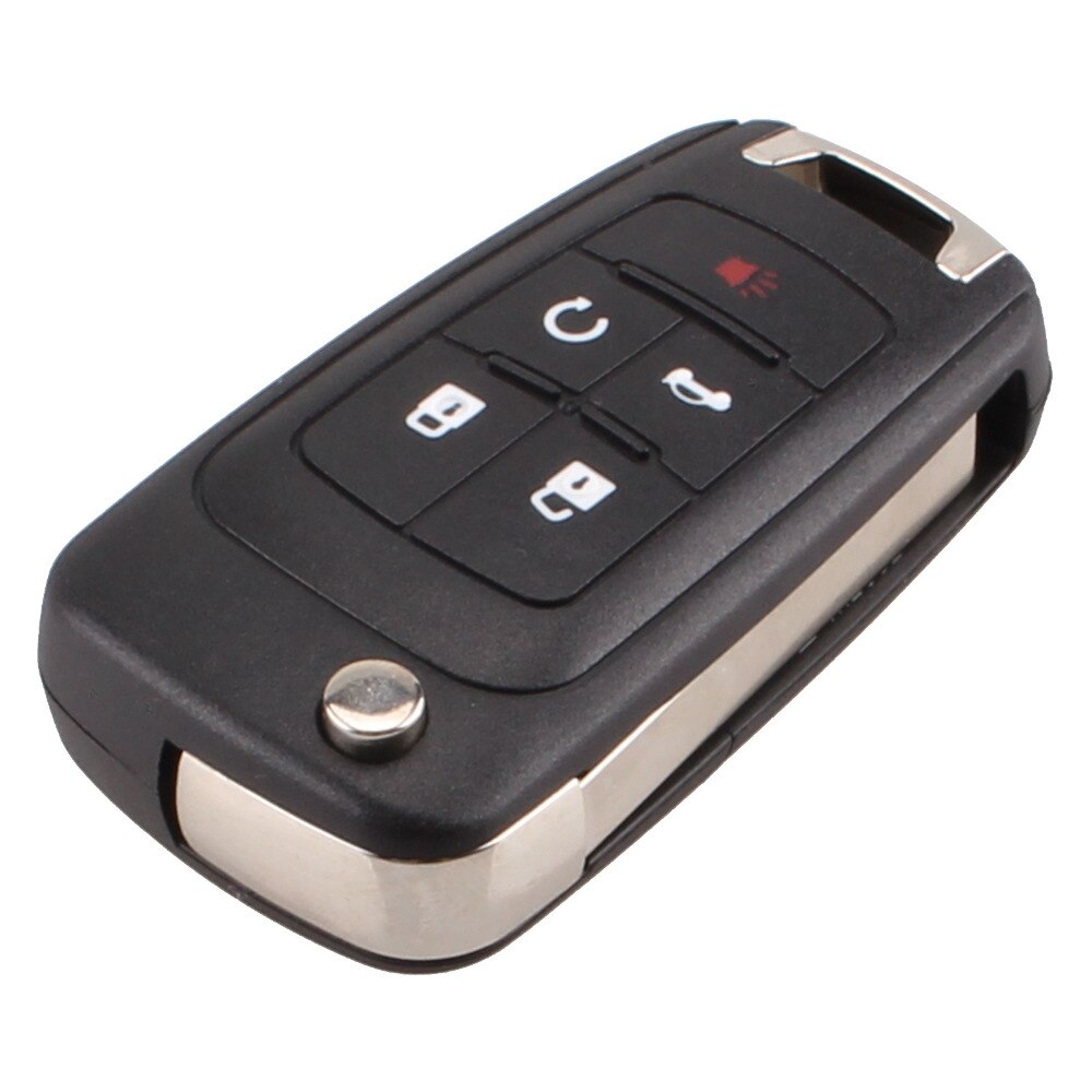 5 Buttons Flip Folding Remote Key Shell For Buick Excelle Verano La Crosse Regal Encore Allure Car Alarm Key Fob Case