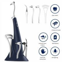 5 In 1 Electric Ultrasonic Dental Scaler Universal Tooth Cleaner High Frequency Tooth Stain Remover Dental Teeth Whitening Set